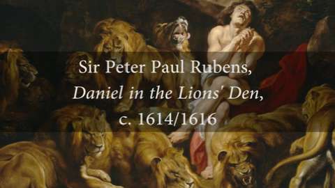 480x270 Daniel In The Lions' Den, Rubens (Asl) - Daniel In The Lions Den Painting
