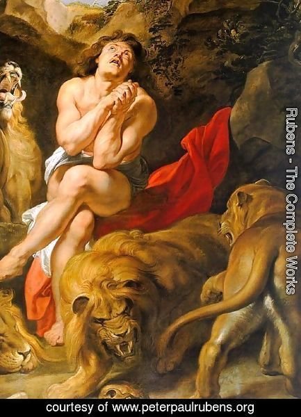 433x600 Rubens - Daniel In The Lions Den Painting