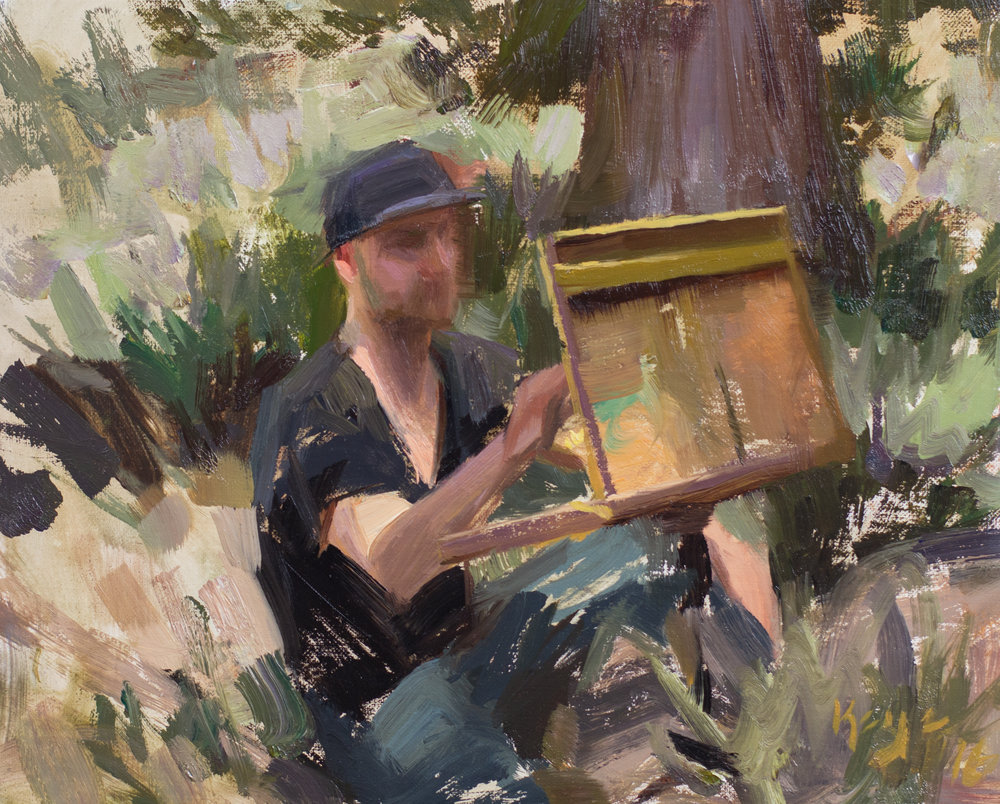 1000x804 Daniel Keys Robert Painting June Lake Montana Gallery - Daniel Painting