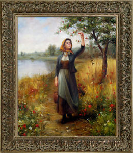261x300 Daniel Ridgway Knight Brittany Girl Handmade Oil Painting Repro Ebay - Daniel Painting