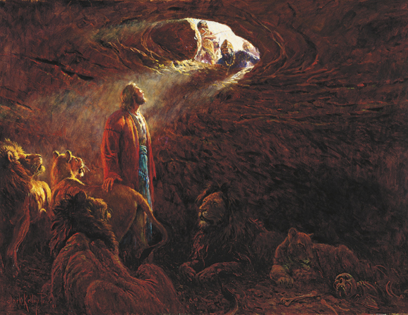 580x447 Daniel In The Lions' Den - Daniel Painting