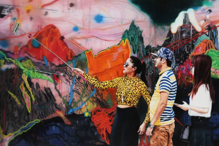 770x513 Saatchi Art Selfie With Daniel Richter Painting By Stjepan - Daniel Painting