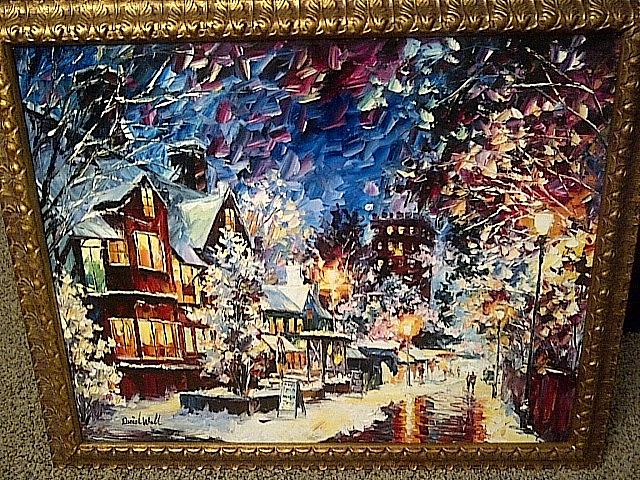 640x480 A Cold Winter Evening Painting By Daniel Wall - Daniel Wall Painting