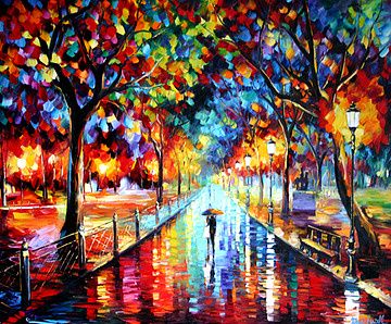 360x298 Happy Stroll Painting By Daniel Wall Daniel Walls Art - Daniel Wall Painting