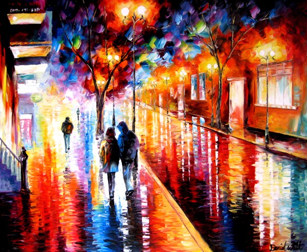 600x494 Later Night By Daniel Wall - Daniel Wall Painting