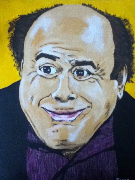 540x720 Danny Devito By Reesescott - Danny Devito Painting