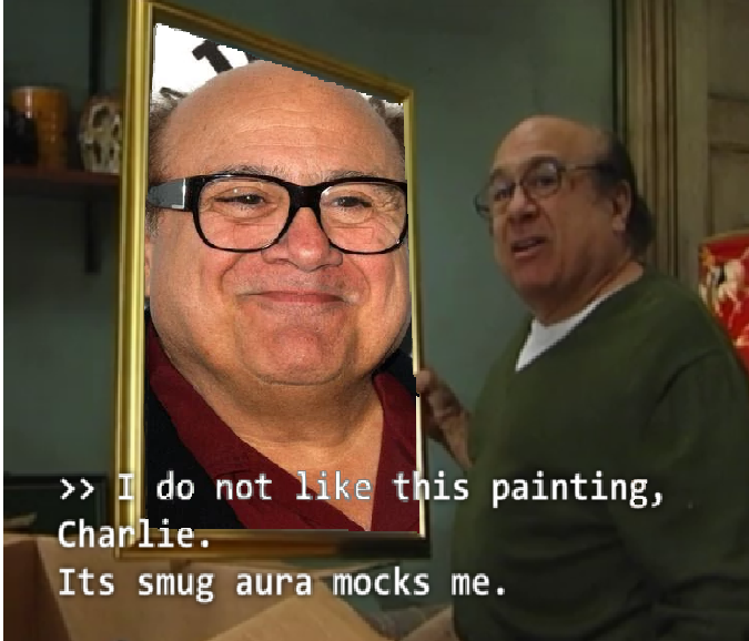 675x578 Devitoception Danny Devito Know Your Meme - Danny Devito Painting