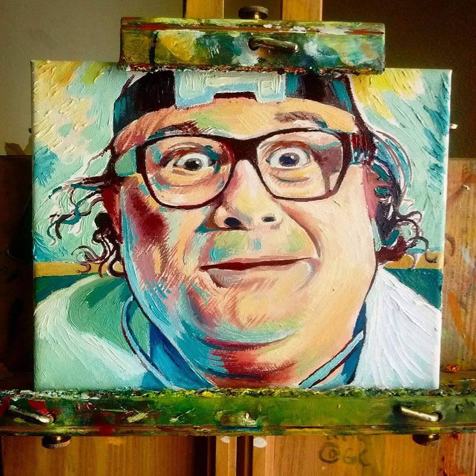 960x960 My Friend Found This Awesome Painting Of Danny Devito - Danny Devit...