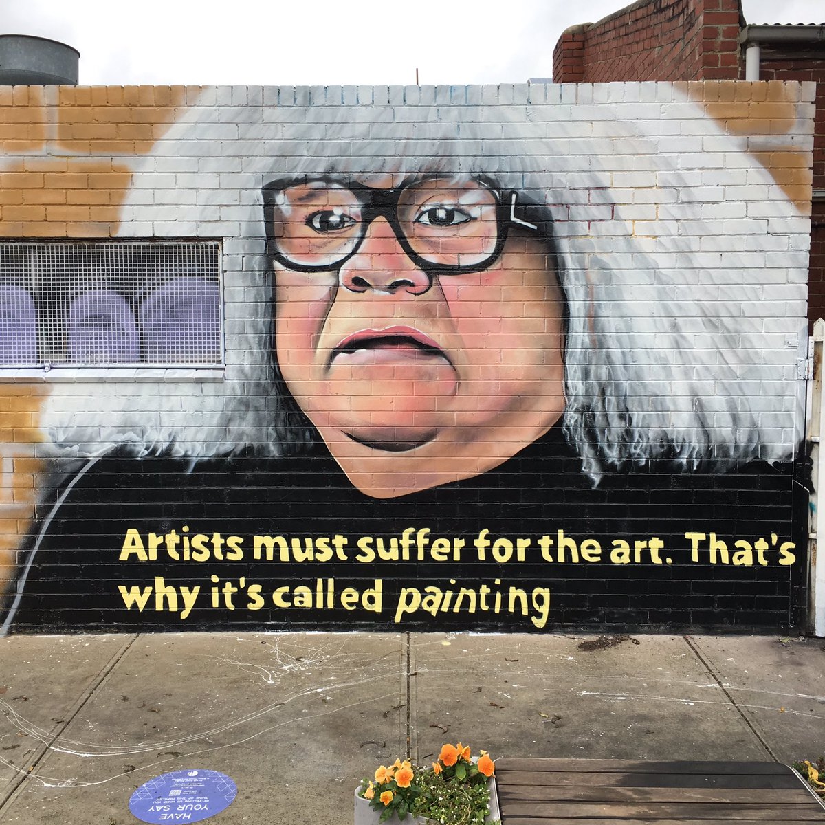 1200x1200 Lushsux On Twitter Artists Must Suffer For The Art. That's Why - Danny Devito Painting