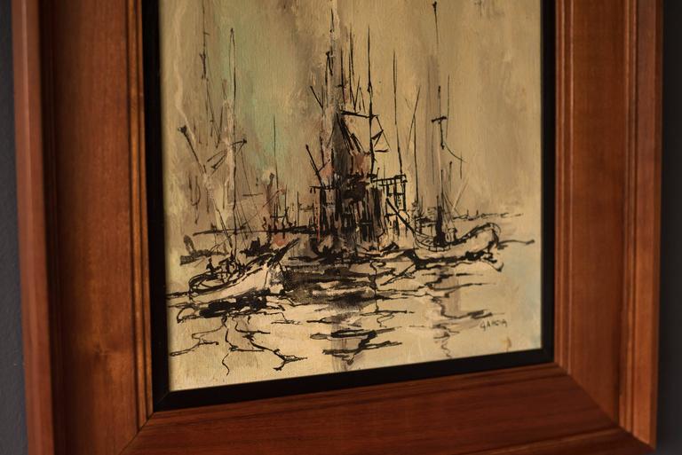 768x513 Mid Century Danny Garcia Abstract Painting For Sale - Danny Garcia Painting