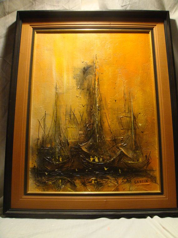 570x760 Tall Masts Painting By Danny Garcia Varnishes - Danny Garcia Painting