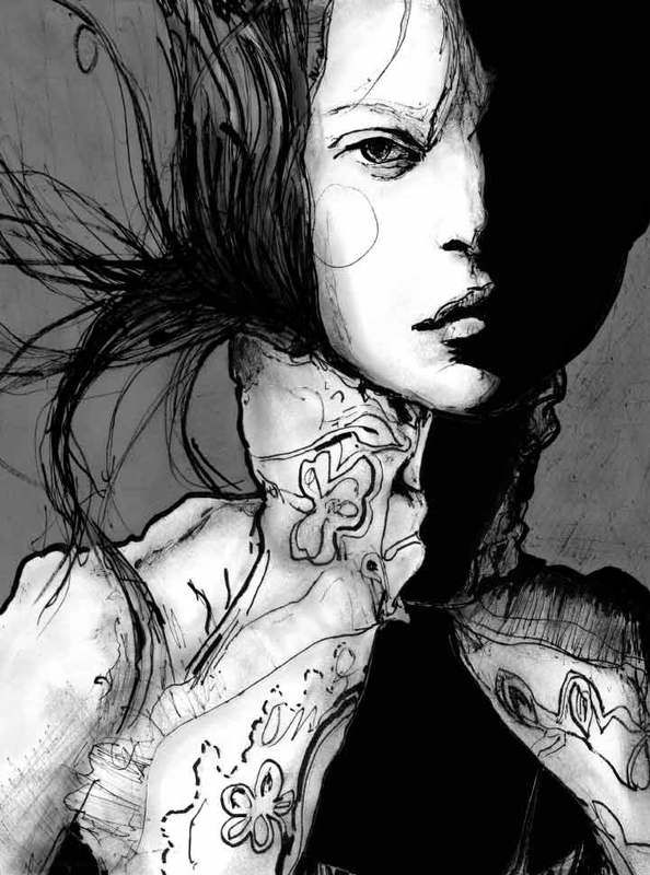 594x800 One Of My Favorites Danny Roberts, Illustrations And Fashion - Danny White Painting