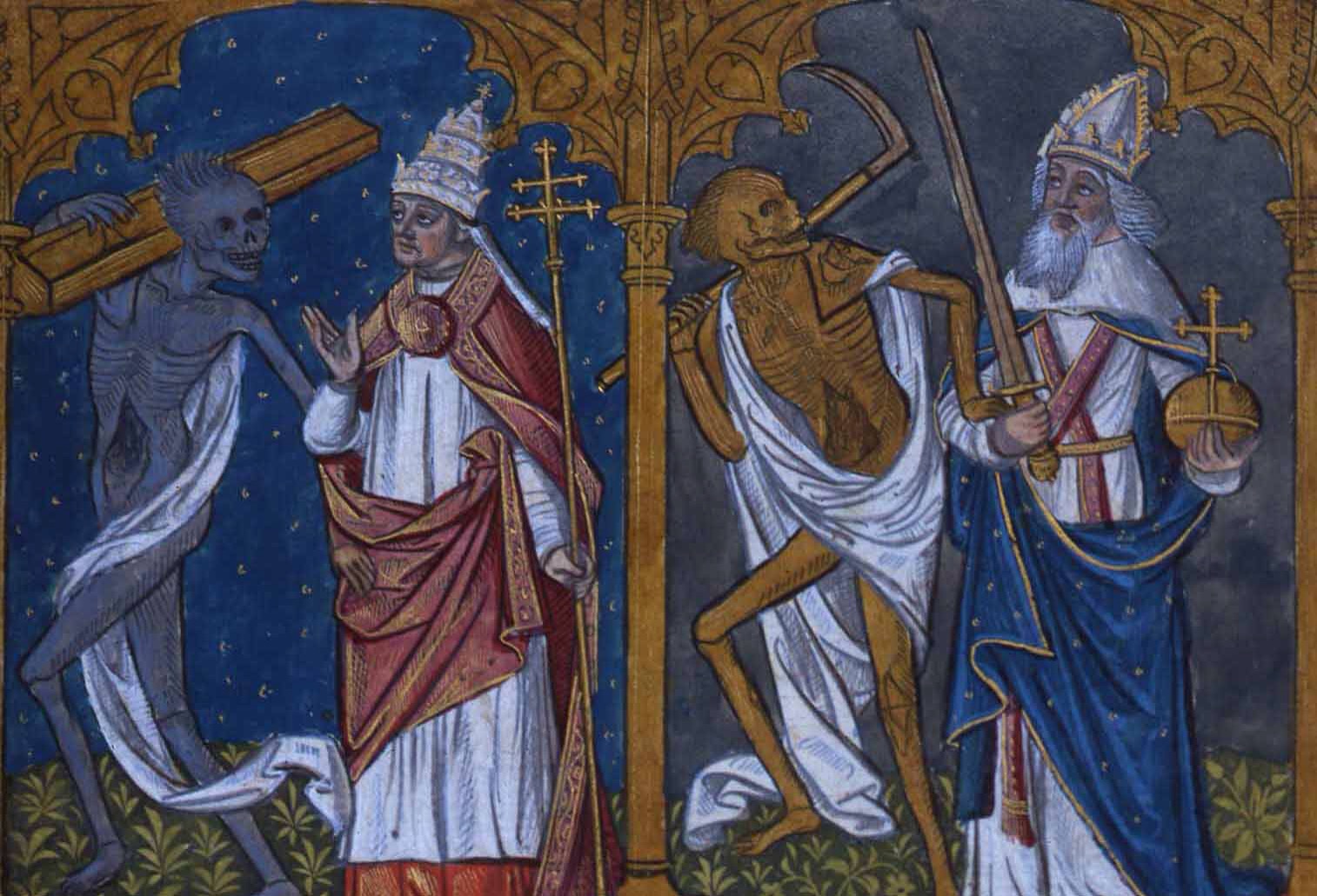 1514x1031 Beginnings' And The Danse Macabre Medieval Metamorphoses - Danse Macabre Painting