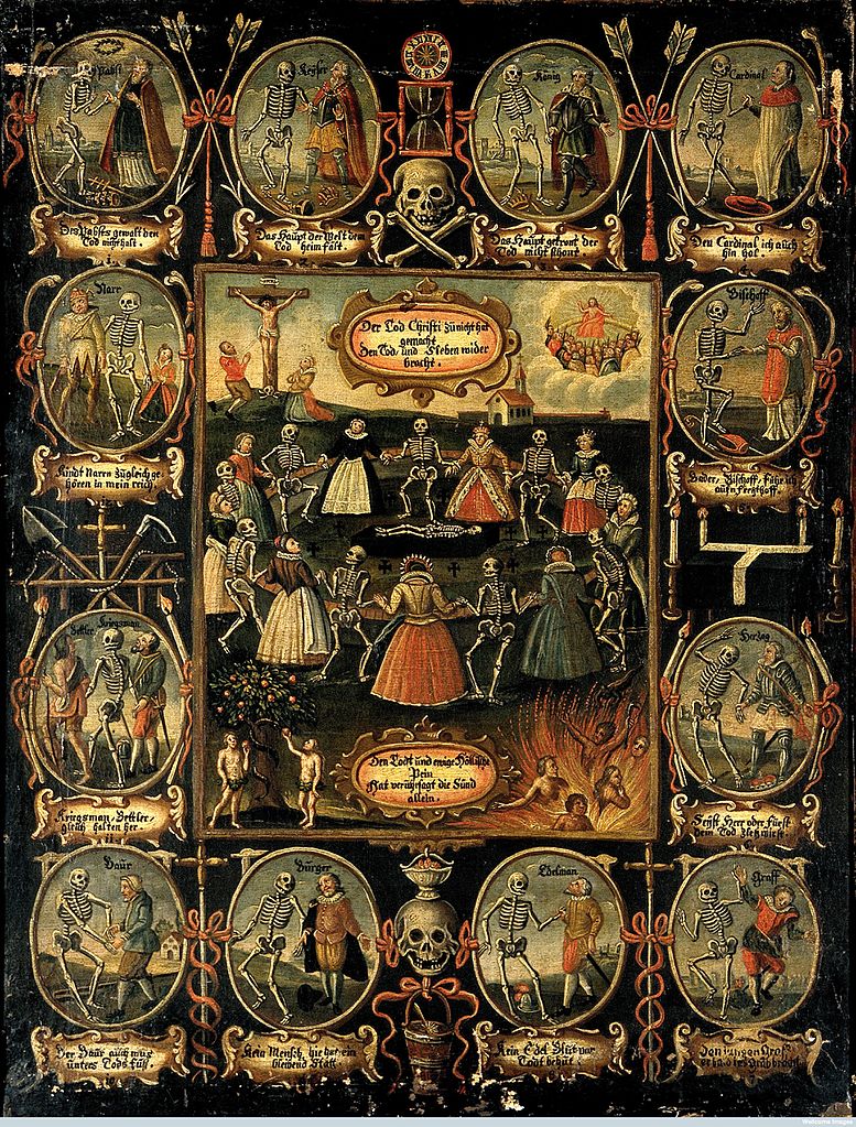 777x1023 Filedance Of Death German 18th.jpg - Danse Macabre Painting