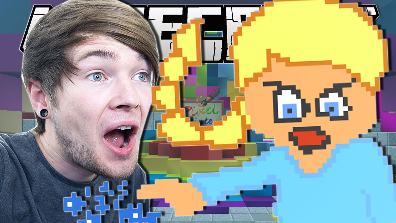 1280x720 Minecraft Angry Elsa!! Pixel Painters Minigame - Dantdm Painting