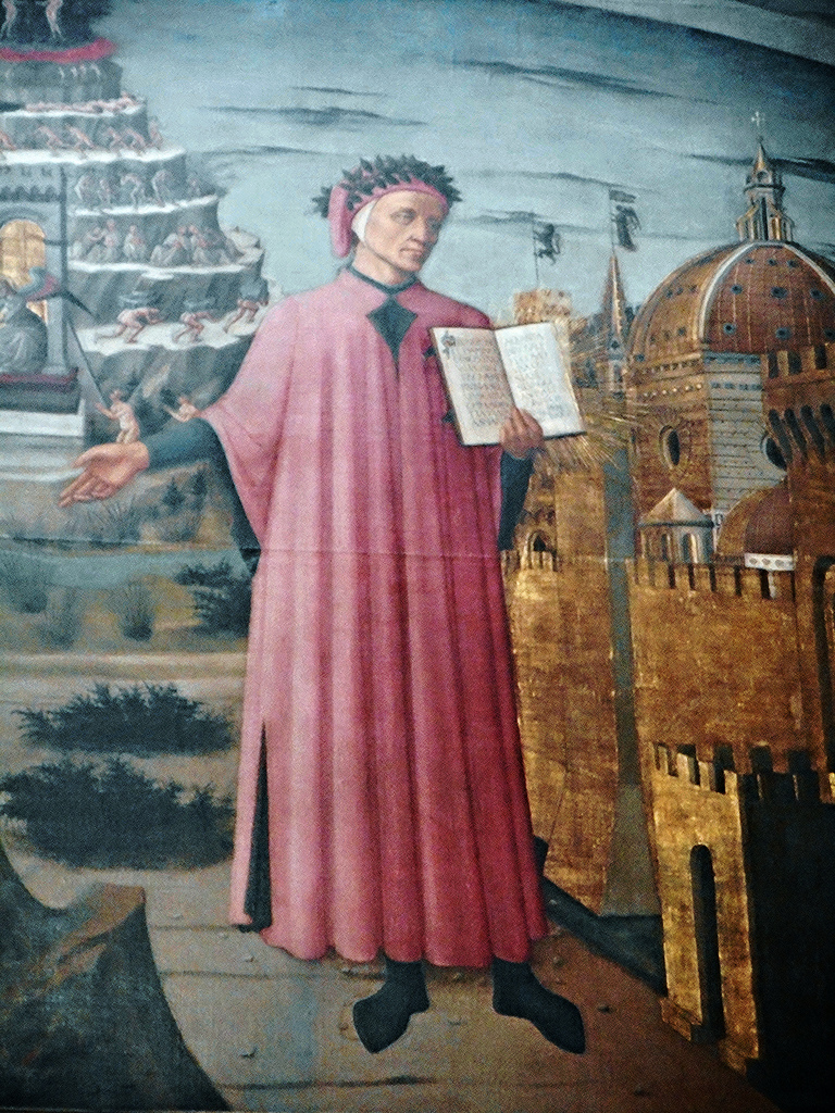 768x1024 Dante Alighieri - Dante Alighieri Painting