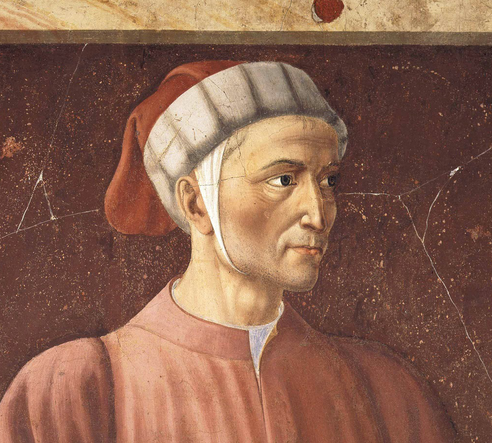 1007x906 Dante Alighieri Art In Tuscany Podere Santa Pia, Holiday House - Dante Alighieri Painting
