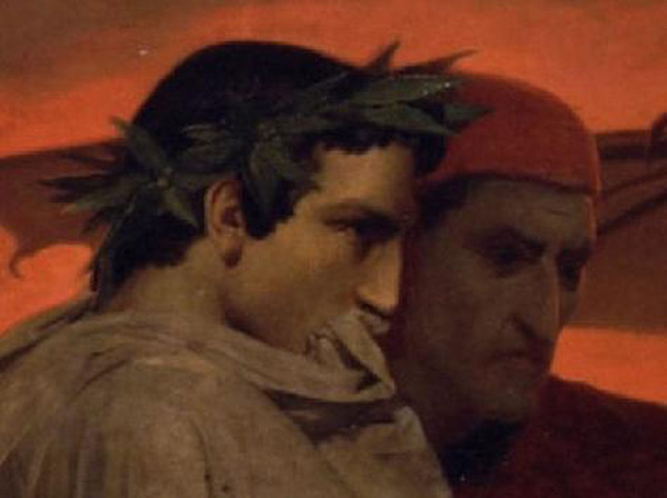 600x448 Dante Dantes Inferno.divine Comedy Limbo Lust. - Dante And Virgil Painting