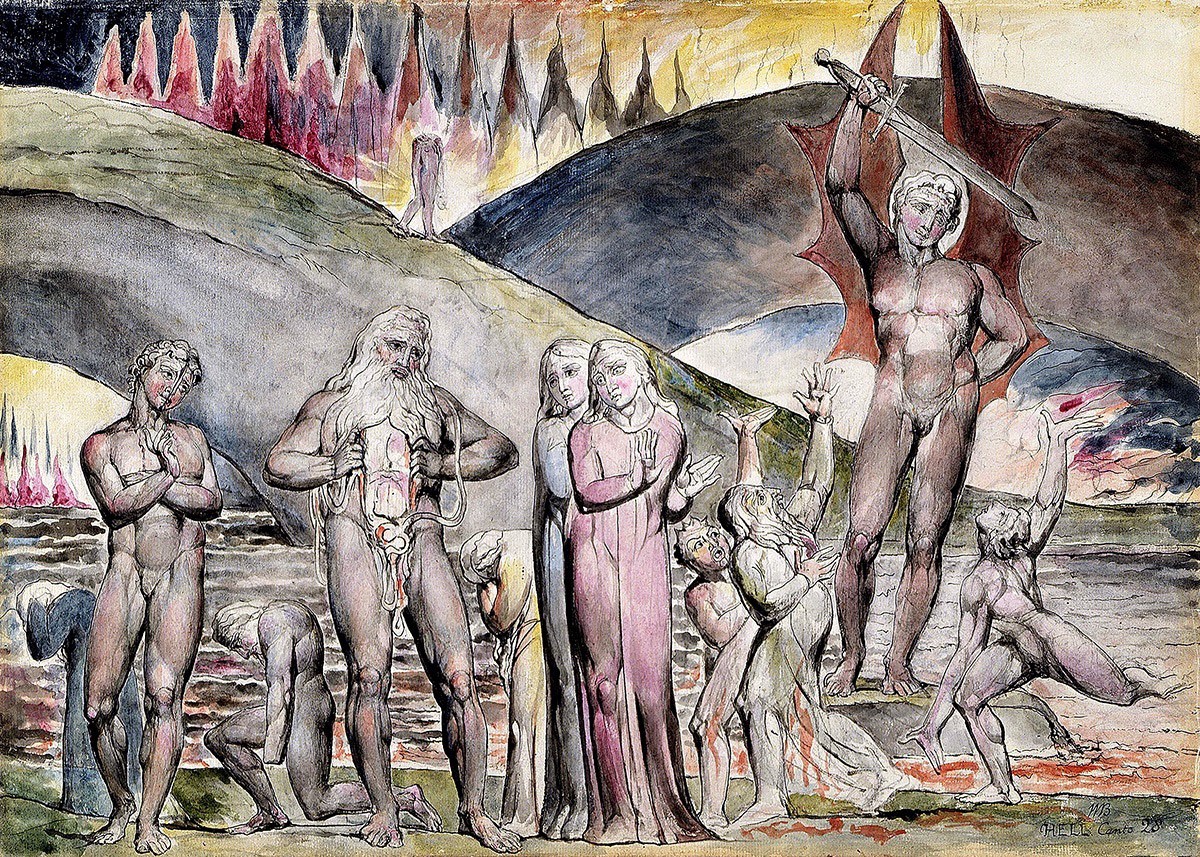 1200x857 Twitter Fiction Turns A Fashion Show Into Dante's Inferno - Dante Hell Painting