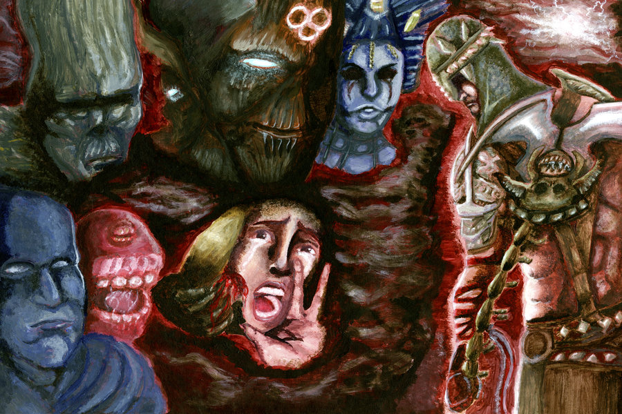 900x600 Dante's Inferno Fan Art Color By Africanstinger - Dante Inferno Art Painting