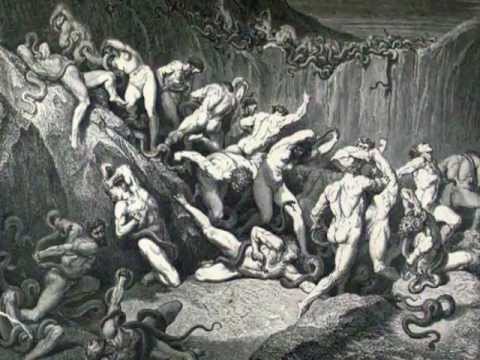 480x360 Gustave Dore - Dante Inferno Art Painting