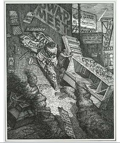 420x500 The Divine Comedy Sandow Birk - Dante Inferno Art Painting