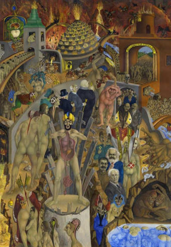 339x490 Dante Amp Divine Comedy Of Exile Madame Pickwick Art Blog - Dante Inferno Botticelli Painting