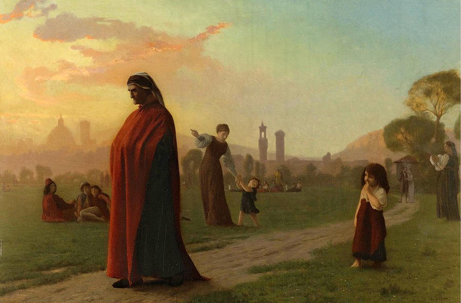 900x592 Dante. He Hath Seen Hell Painting By Jean Leon Gerome - Dante Painting