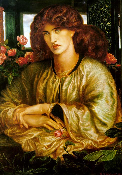 489x700 La Donna Della Finestra [The Lady Of The Window], 1879 - Dante Painting