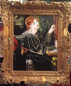 248x300 New David Aldus Original Veronica Veronese After Dante Rossetti - Dante Painting