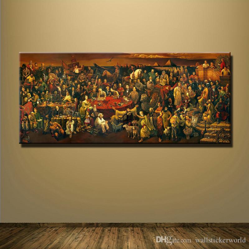 800x800 2018 1 Panel World Celebrity Pictures Classic Artwork Painting - Dante Painting