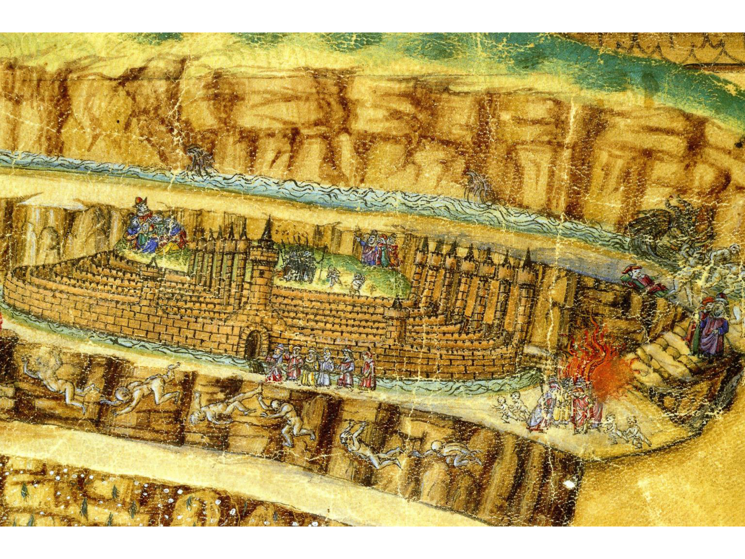 3000x2250 Sandro Botticelli O Inferno De Dante - Dante Painting Of Hell