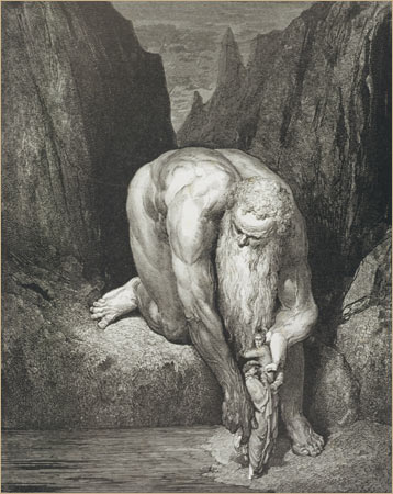 358x450 Guardianssinners - Dantes Inferno Painting 9th Circle