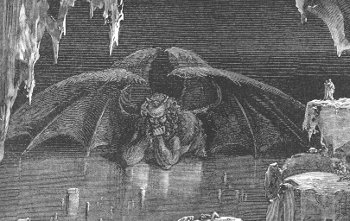 350x221 9 Circles Of Hell (Dante's Inferno) - Dantes Inferno Painting 9th Circle