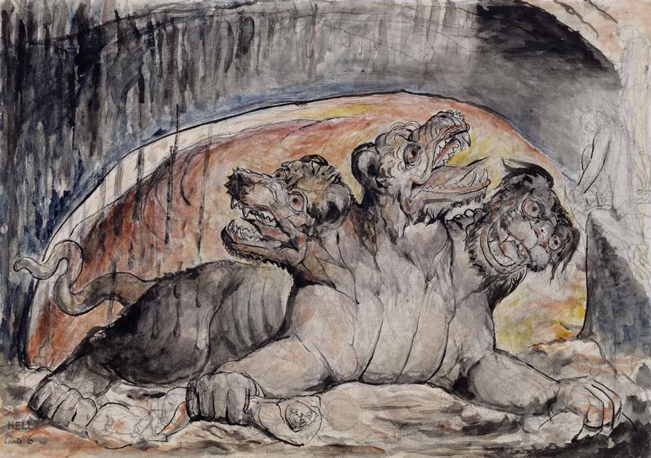 940x662 Dante's Dogs By Alberto Manguel Nyr Daily The New York - Dantes Inferno Painting 9th Circle