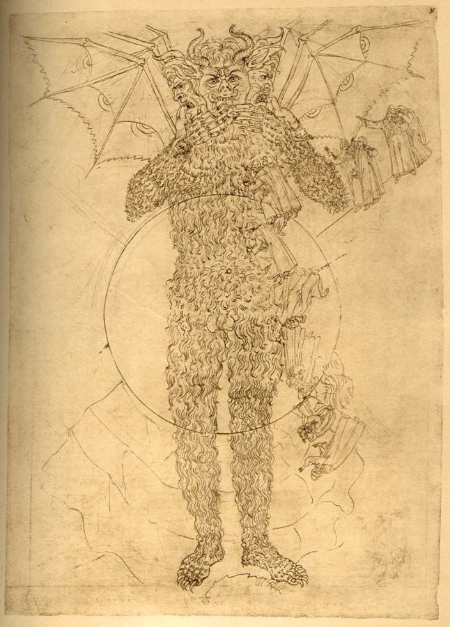 646x900 Spotted Toad On Twitter It's Nuts To Me That Botticelli Himself - Dantes Inferno Painting Botticelli