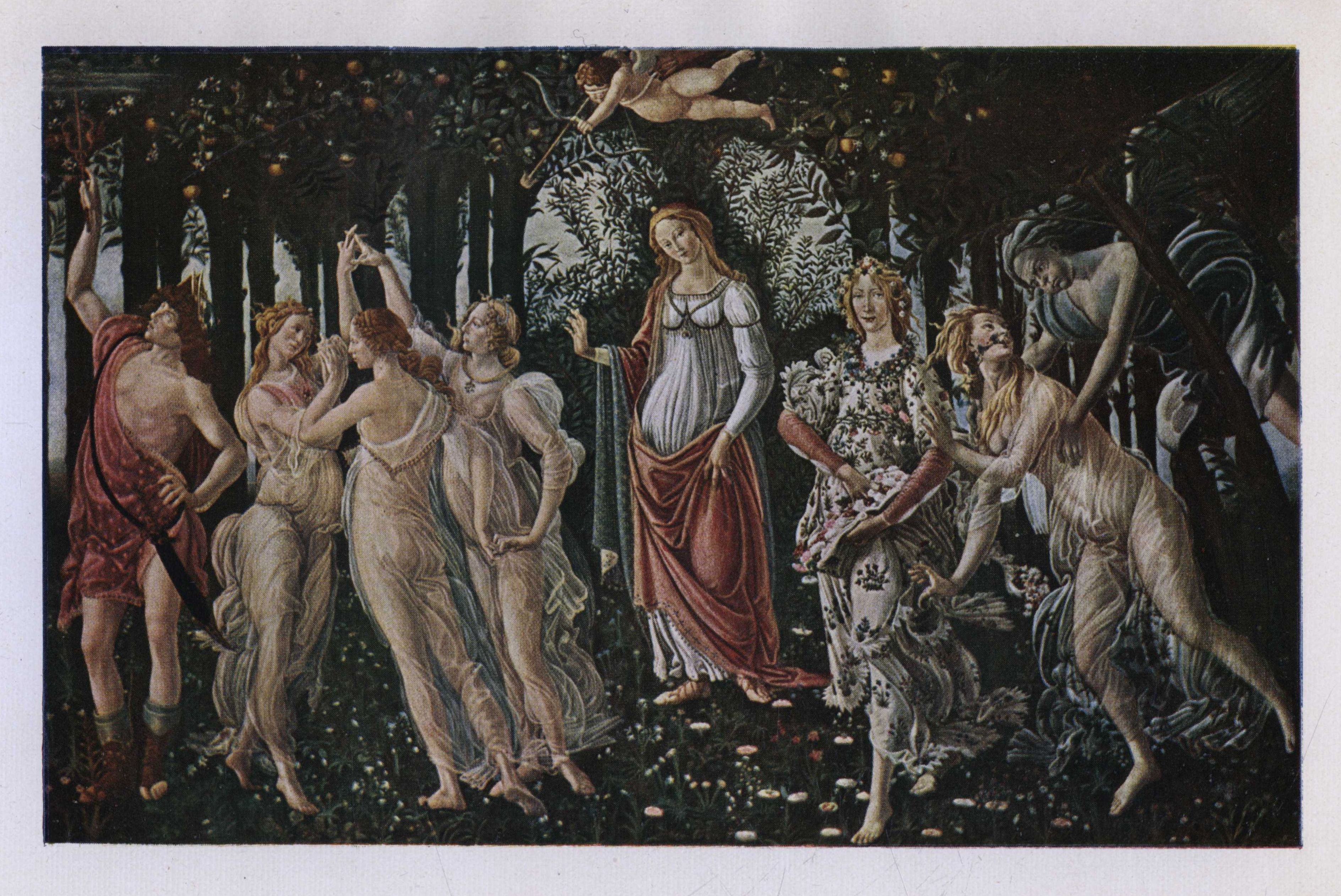 3777x2525 The Project Gutenberg E Text Of Botticelli, By Henry Bryan Binns - Dantes Inferno Painting Botticelli