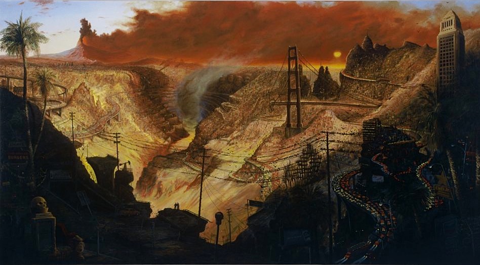 948x523 The Divine Comedy Sandow Birk - Dantes Inferno Painting Original