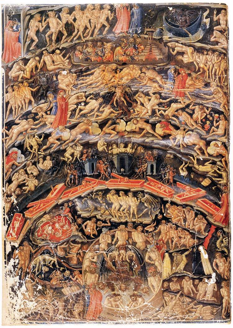 Dantes Map Of Hell Painting At PaintingValley Com Explore Collection   Dantes Map Of Hell Painting 14 