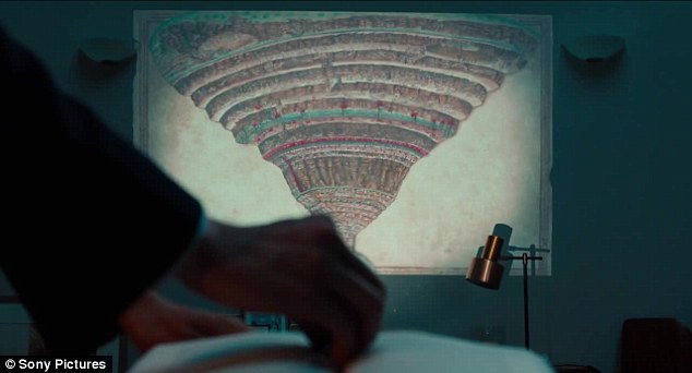 634x342 Tom Hanks' Inferno Trailer Sees Robert Langdon Face Nightmare - Dantes Map Of Hell Painting