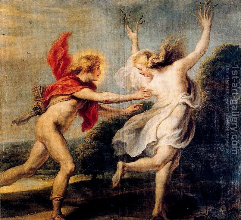 800x730 Apollo Chasing Daphne Cornelis De Vos Reproduction 1st Art Gallery - Daphne Painting