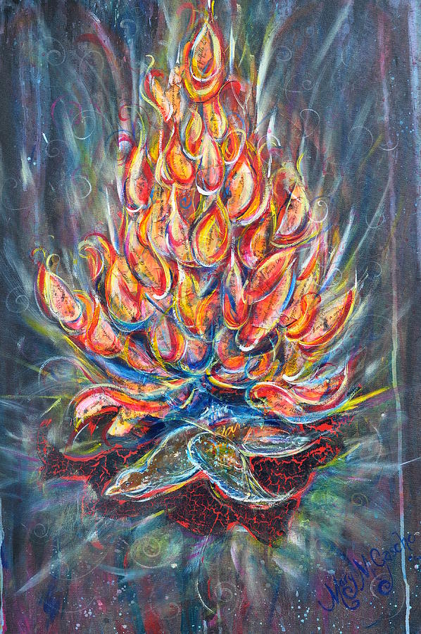 598x900 Dove Dare Painting By Mary Margaret Driedger - Dare Painting