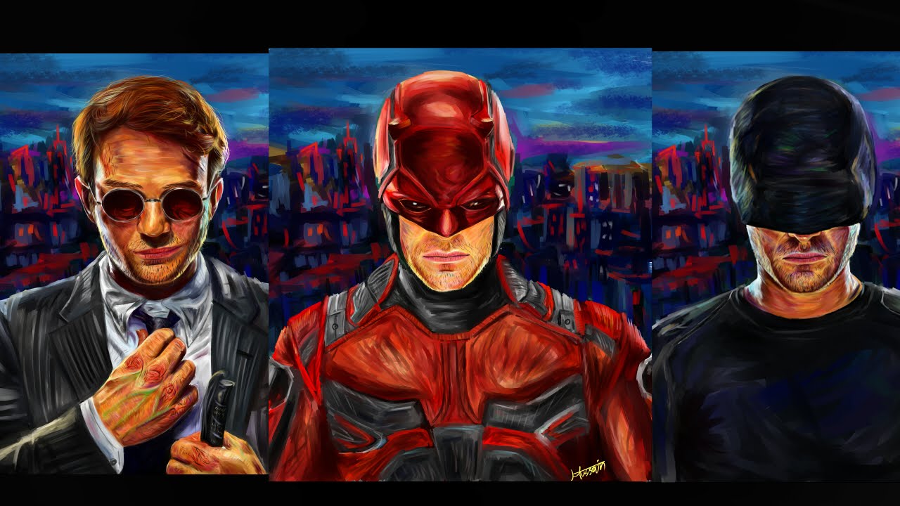 Daredevil Painting at PaintingValley.com | Explore collection of ...