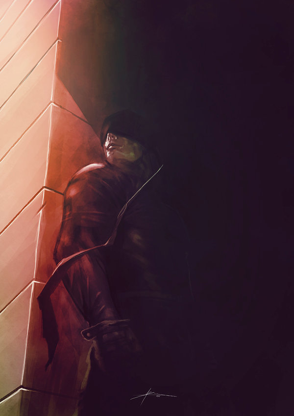 600x849 Daredevil By Jbarrero - Daredevil Painting
