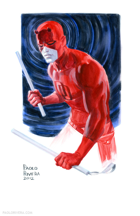 584x900 The Self Absorbing Man Wacky Reference Wednesday, No. 194 - Daredevil Painting