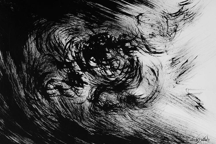 750x499 Image - Dark Abstract Painting