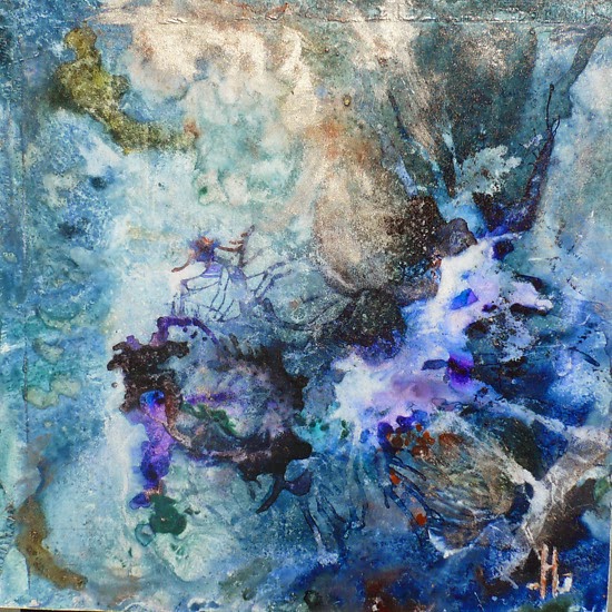 550x550 Where Art Lives Gallery Artists Group Blog Contemporary Abstract - Dark Abstract Painting