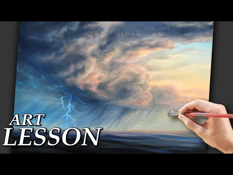 480x360 How To Paint Storm Clouds - Dark Clouds Painting