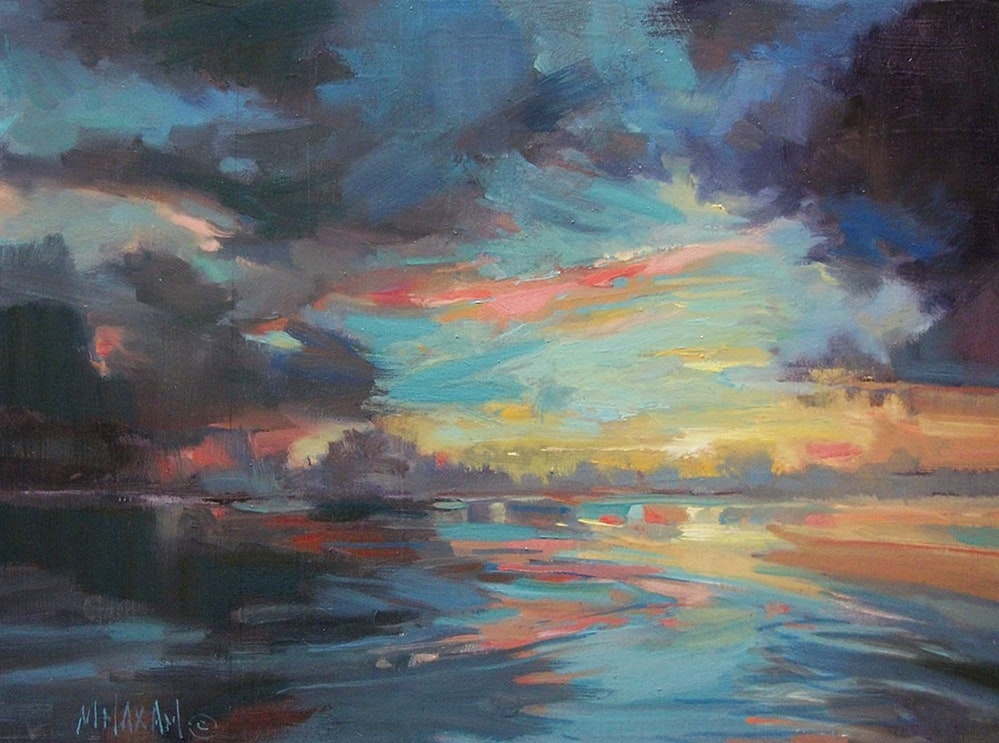 Dark Clouds Painting at PaintingValley.com | Explore collection of Dark ...