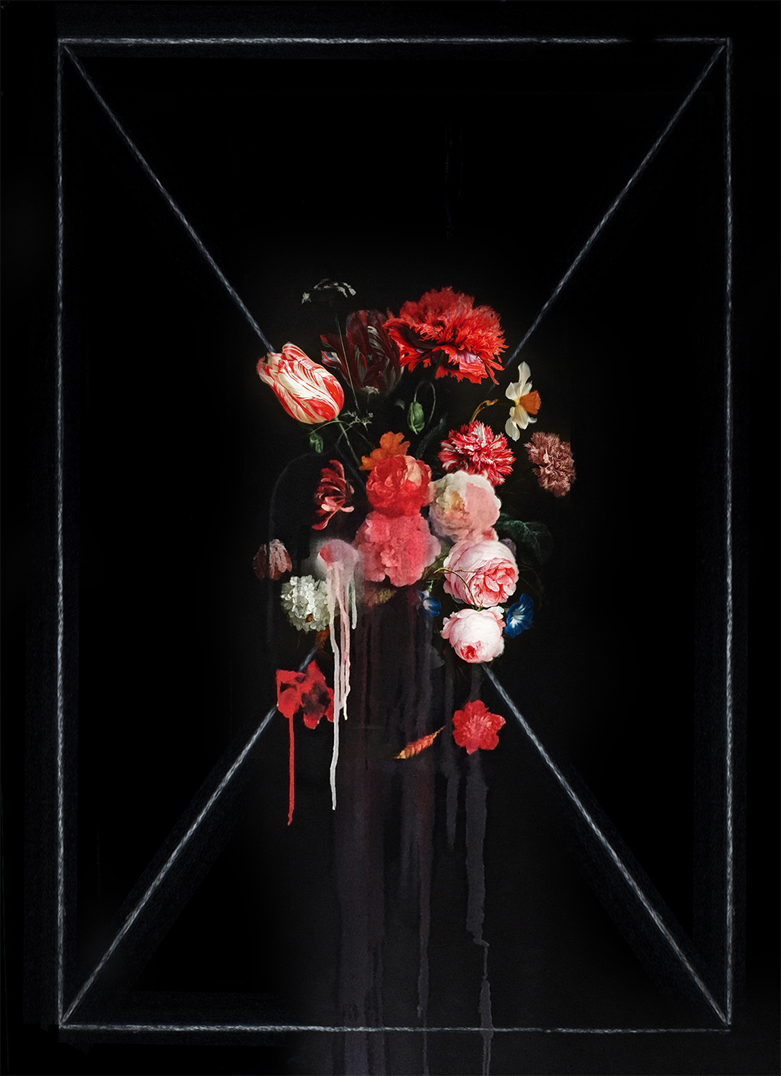 1125x1550 Ted Pim - Dark Flower Painting